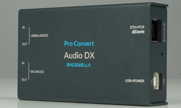 Magewell Launches New Dante-Enabled Multi-Format IP Audio Converter and Capture Device