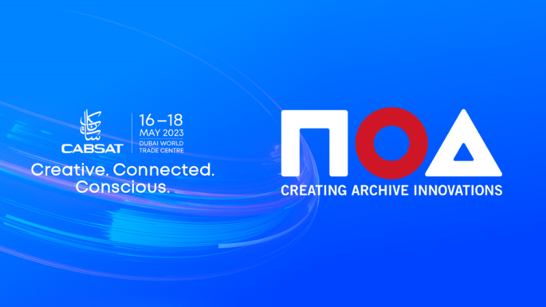 NOA Showcases Archiving Projects at CABSAT 2023