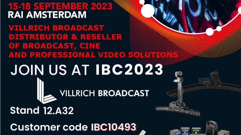 Join Villrich Broadcast at IBC2023 in Amsterdam!