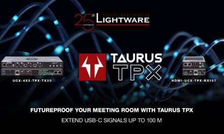 Lightware Visual Engineering Unveils Taurus TPX for Long-Distance USB-C Extension