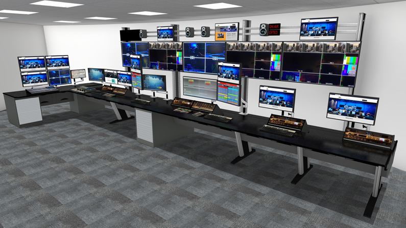 Custom Consoles Module-R and MediaWall Chosen by Leading UK Broadcaster